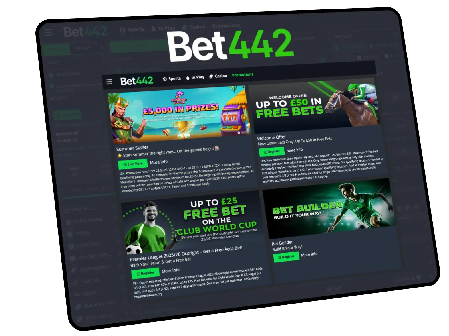 Bet442 welcome offer