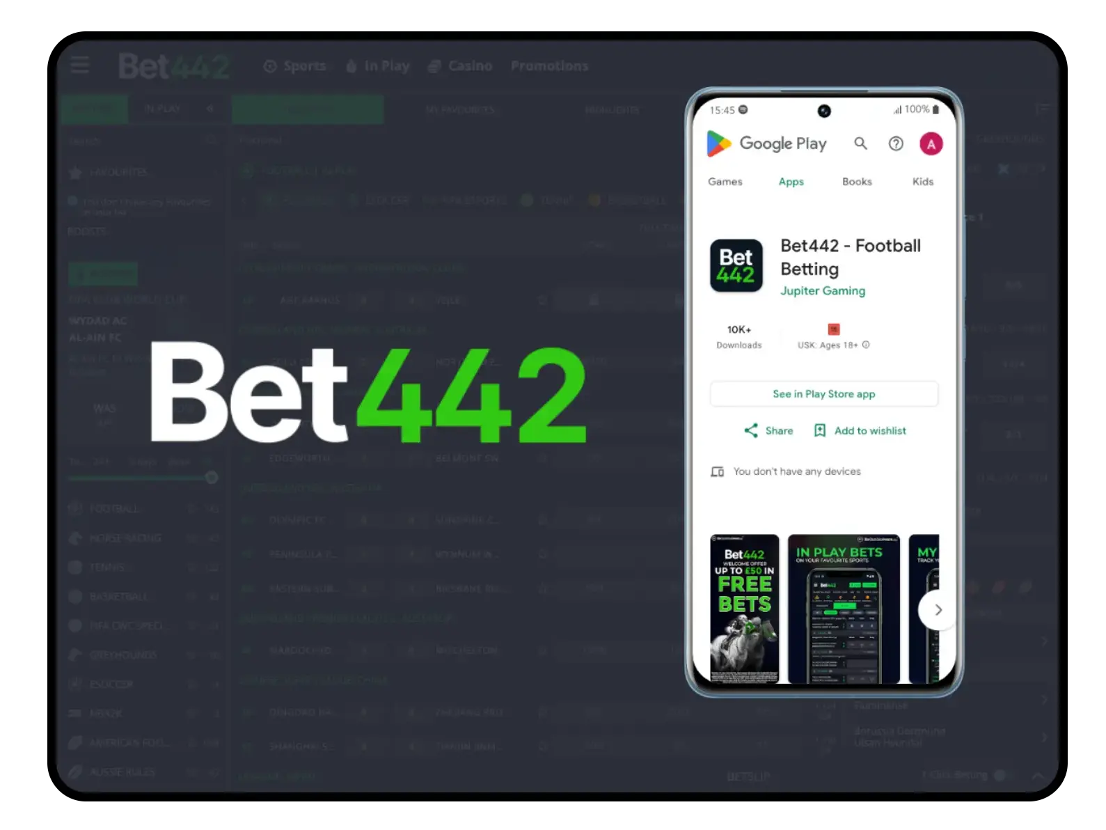 Bet 442 Android