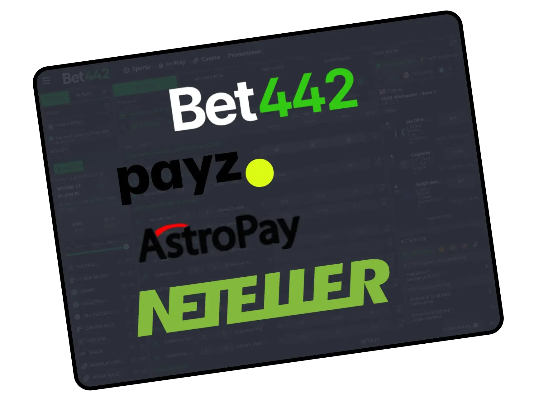 442Bet payments via e-wallets