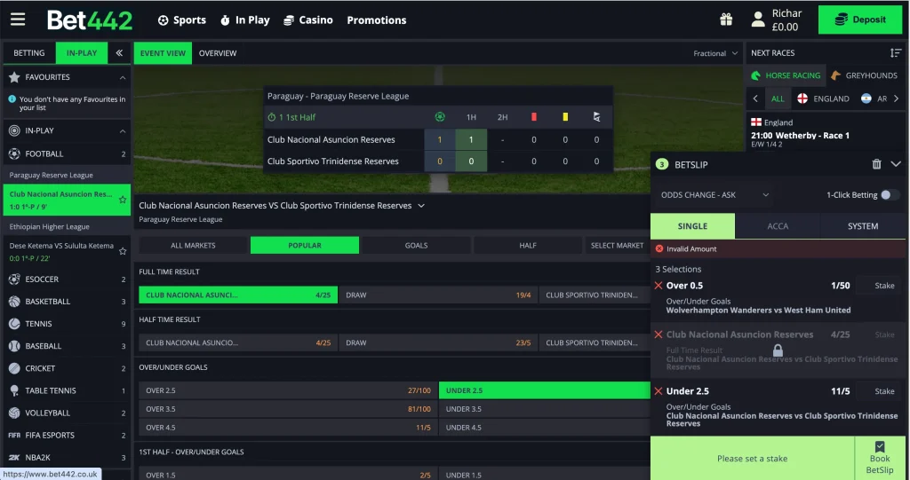 442bet main page overview