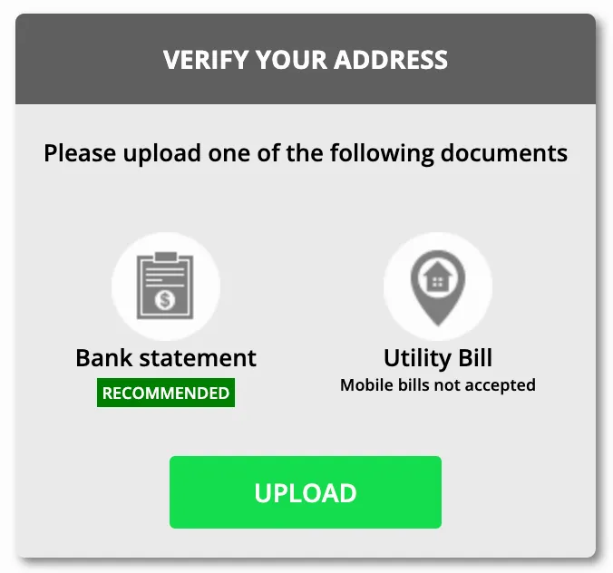 Bet442 VERIFIFICATION ADDRESS